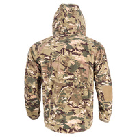 Veste décontractée coupe-vent pour homme, durable, à capuche, imprimé camouflage jungle, pour le camping et la randonnée