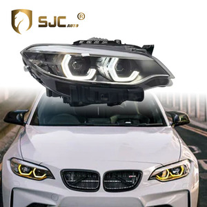 SJC Auto Parts 2014-2021 Especialmente diseñado para <span class=keywords><strong>BMW</strong></span> Serie <span class=keywords><strong>2</strong></span> F22/F23/F87 Faros M2 Actualización de faros de cuchara de dos colores - Product Image 1
