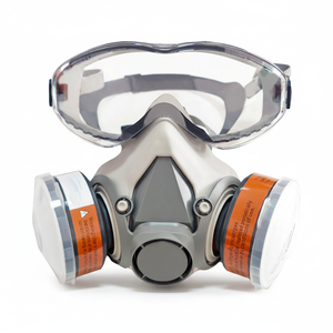 Respirador de Media Cara Reutilizable Profesional OEM 6200 TPE, Máscara de Gas para Pintura Industrial en Aerosol y Protección Química - Product Image 1