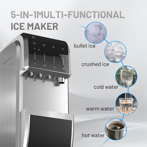 Distributeur d'eau autonome YUNDA 6-en-1 : machine à glaçons et distributeur d'eau chaude, froide et pilée - Product Image 3