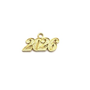 AA022086 2026 colgante de Año Nuevo graduación borla encanto venta al por mayor año encantos para la fabricación de joyas Diy - Product Image 1