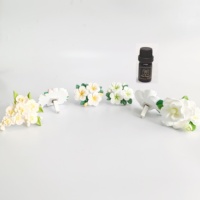 Diffuseur de voiture d'arôme en forme de fleur personnalisé en gros Diffuseur de gypse d'huile essentielle naturelle Diffuseur de plâtre d'arôme frais pour voiture