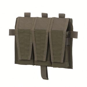 กระเป๋าใส่แม็กกาซีนแบบสามช่อง Tactical Triple Magazine Pouch AVS พร้อมฝาปิดด้านหน้าแบบถอดได้ Unisex  ติดตั้งด้วยแถบตีนตุ๊กแก สำหรับเสื้อกั๊กยุทธวิธี  ใส่แผ่นกันกระสุน ใช้สำหรับกิจกรรมกลางแจ้ง - Product Image 5