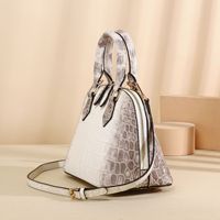 Nouveau sac à main pour femme, grande capacité, sac de luxe léger, imitation crocodile, sac à bandoulière