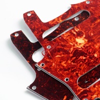 Donlis Red TortoiseJaguar Pickguard pour Guitare, Protection en Plastique Personnalisée pour la Vente en Gros