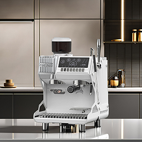 เครื่องชงกาแฟเอสเพรสโซ่ Stealng Cafetera <span class=keywords><strong>Express</strong></span> รุ่นเชิงพาณิชย์แบบอิตาลี พร้อมเครื่องบดในตัว - Product Image 2