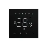 Tuya Thermostat intelligent chauffage au sol par eau barre de chaudière murale électrique panneau acrylique pour hôtels Wifi/Matter App Voice