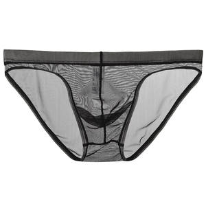 Da <span class=keywords><strong>uomo</strong></span> in maglia breve biancheria intima trasparente trasparente trasparente trasparente contrasto marsupio supporto maschio intimo intimo Lingerie elastica - Product Image 5