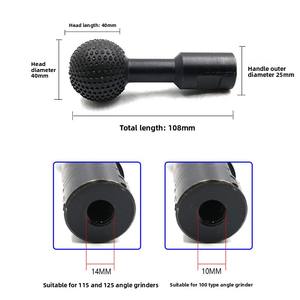 Venda Direta da Fábrica: Broca Esférica Rotativa para Retificação, Escultura em Madeira, Polimento e Gravação – Ponta Esférica para Esmerilhadeira Angular - Product Image 2