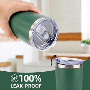 Custom logo 20 oz Stainless Steel Vacuum Insulated Travel Mug <b>with</b> <b>Straw</b> Powder Coated for Outdoor Sports - Product Image 3