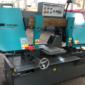 Máy cưa băng ngang gb4035 <span class=keywords><strong>CNC</strong></span> để cưa kim loại kết hợp thủy lực và thủ công điều chỉnh tốc độ năm cấp - Product Image 3