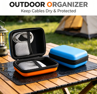 Station de charge USB portable, sac de rangement pour accessoires de tablette, étui personnalisé pour accessoires de téléphone portable, compatible avec le chargeur MagSafe