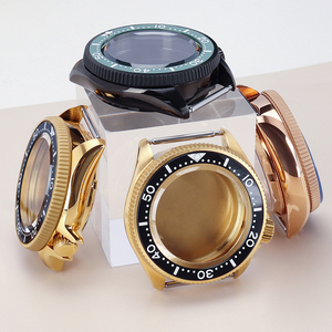 Boîtier de montre en acier inoxydable doré 38 mm <span class=keywords><strong>SKX007</strong></span> Diver, étanche 200 m, verre saphir pour mouvement <span class=keywords><strong>Seiko</strong></span> NH35 NH34 NH36/38, pièce de montre - Product Image 1