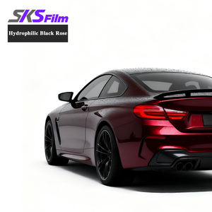 فينيل ملون لتغليف السيارات بالكامل، سمك 7.5 مل، مقاس 1.52*15 متر، مقاوم للاصفرار، فيلم فينيل معدني سائل بلون أحمر دم التنين - Product Image 5