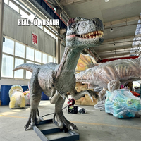 Zigong Fabricant Jurassic Park Dinosaure Animatronic Réaliste Réaliste Modèle 3D Dinosaure Velociraptor À Vendre