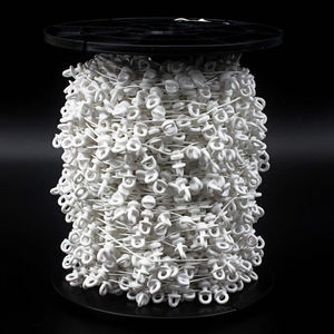 High Quality Eco-Friendly S Fold Ripple Fold Curtain White Runners Curtain Poles Tracks & Accessories - Product Image 2