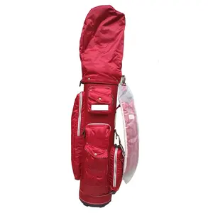 Портативная легкая водонепроницаемая нейлоновая сумка для гольфа с подставкой