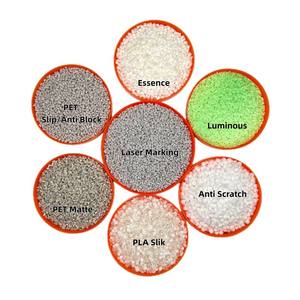 Masterbatch personnalisé en PET dépoli, masterbatch fonctionnel en silicone résistant aux rayures, masterbatch coloré PLA pour moulage par injection de tuyaux en soie - Product Image 1