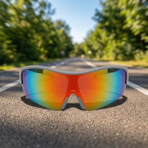 Gafas de Ciclismo Deportivas Profesionales Unisex Raise para RWW050, Montura Blanca, Protección UV400, Lentes de PC, Ligeras, Aro Completo - Product Image 3