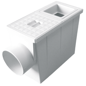 Tuyau de pluie R. Outil de tournage carré 80x80/100x100mm Ø vidange 100 mm - Product Image 1