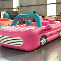 JUNAO Q-1 Hippopotame et Requin Gonflables pour Parc Aquatique, Équipement de Remorquage et de Loisirs Nautiques, Matériau PVC, Capacité Supérieure à 500 kg