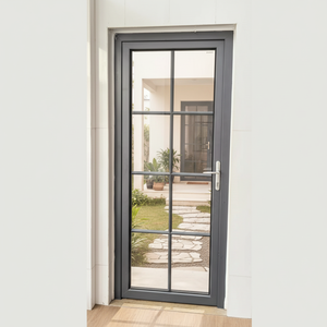 Australia AS2047 Heat Insulation Air <strong>Tight</strong> Modern Double Glazed Aluminum Alloy French Casement <strong>Door</strong> Apartment Exterior - Product Image 1