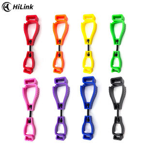 फैक्टरी थोक उच्च शक्ति टिकाऊ विरोधी-खो गैर-पर्ची दस्ताने धारक क्लिप कस्टम बहु-रंग कार्य उत्पाद कुंजी अनलॉक तरीके से उत्पाद - Product Image 2