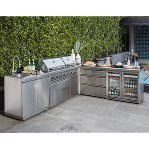 Modern Home Small Metal <strong>Kitchen</strong> <strong>Cabinets</strong> Readymade Outdoor <strong>Free</strong> <strong>Standing</strong> Water Proof Metal Stainless Steel <strong>Kitchen</strong> <strong>Cabinet</strong> - Product Image 2