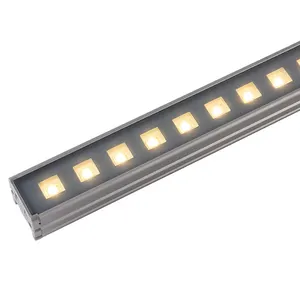 Ngoài trời mặt tiền chiếu sáng DMX LED 10W 12W tuyến tính xây dựng mặt tiền chiếu sáng