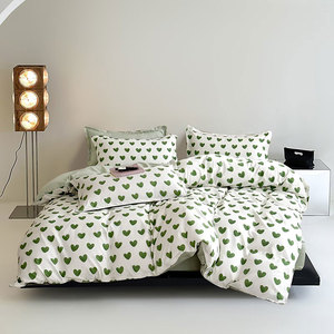 Bán buôn nhà sử dụng tùy chỉnh màu kỹ thuật số in <span class=keywords><strong>Polyester</strong></span> thoải mái tấm ga trải giường bộ đồ giường đặt - Product Image 2