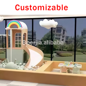 Équipement de terrain de jeu intérieur commercial sécurisé et souple pour enfants, avec grande fosse à balles et thème d'aventure, idéal pour les centres commerciaux - Product Image 4