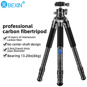 Bexin trípode de cámara profesional aleación de aluminio algodón flexible horizontal bajo <span class=keywords><strong>centro</strong></span> de gravedad pan Tilt soporte de fotografía - Product Image 4