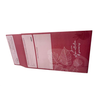 Cartes d'enveloppe personnalisées écologiques imperméables à fermeture magnétique pour événements et festivals, de haute qualité, portables, avec gaufrage et pelliculage mat