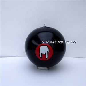 इच्छित मुद्रण लोगो छोटे बड़े आकार <span class=keywords><strong>inflatable</strong></span> पर्यावरण पीवीसी काले समुद्र तट गेंद के लिए बच्चों - Product Image 4