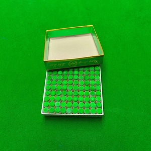 Couvre-pointe de queue de billard en plastique vert, durable, résistant à l'eau, accessoire de snooker, lot de 100 pièces - Product Image 4