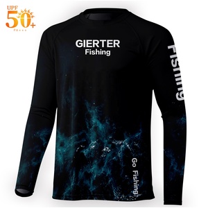 T- Shirt da pesca all'aperto asciuga rapidamente camicie da pesca manica lunga protezione UV stampa digitale traspirante <span class=keywords><strong>uomo</strong></span> camicia da pesca - Product Image 3