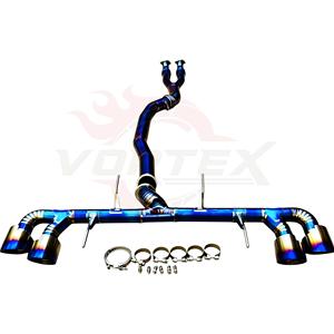 Vortex Oversized 102MM Gradient Blue Titanium Valved Catback Kit with Quad Tips for Nissan GT-R R35 3.8T 2008-2024 Hot Item - Product Image 2
