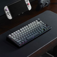 SAMDI nouveau produit 80 touches sans fil rvb clavier de jeu mécanique joint clavier avec bouton