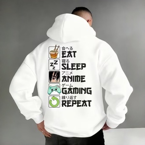 เสื้อฮู้ดดี้ผู้ชายแบบสั่งทำ OEM คุณภาพสูง ผ้าฝ้าย 100% ซิปหน้า สไตล์ฮิปฮอปสตรีท พิมพ์ลายแมงมุม 3 มิติ ลำลอง ทรงโอเวอร์ไซส์ เป็นมิตรต่อสิ่งแวดล้อม - Product Image 3