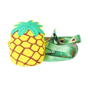 Japanese Style Mini Fruit Custom Silicone Shoulder Bags for <b>Kids</b> Waterproof Cute Girl Cartoon Pouch Purse Handbags - Product Image 4