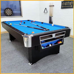 Table de <span class=keywords><strong>billard</strong></span> américaine noire 2 en 1 de taille standard pour adultes, table de <span class=keywords><strong>billard</strong></span> et table de ping-pong - Product Image 4