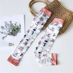 Manicotti freddi del <span class=keywords><strong>braccio</strong></span> di Golf stampati fiore su misura all'ingrosso coperture del <span class=keywords><strong>braccio</strong></span> di protezione UV per le donne - Product Image 6