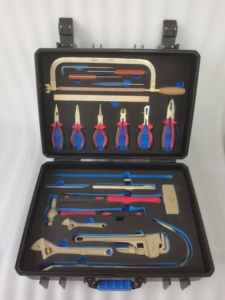 Oak Aluminum Bronze Explosion Proof Non-Sparking Tools <b>Set</b> 36pcs Wrench <b>Plier</b> Hammer Industrial Grade Hand Hard Case CE - Product Image 1