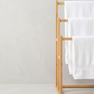 Bamboo floor-standing coat <b>rack</b> for bedroom, simple household <b>clothes</b> <b>rack</b>, balcony <b>clothes</b> drying <b>rack</b>, living room bamboo - Product Image 4