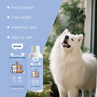 Additif dentaire liquide écologique sans brosse, type décomposable, non parfumé, pour chiens et chats, élimination du tartre, haleine fraîche, 100 ml