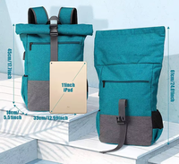 Sac à dos pour ordinateur portable, sac à dos de voyage d'affaires pour hommes, imperméable, avec port de charge USB, vente chaude 2023