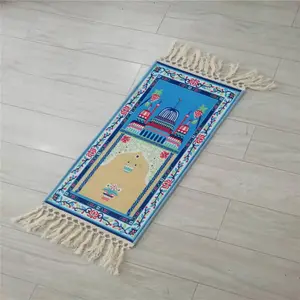 高清3D打印彩色廉价便携式清真寺土耳其风格穆斯林地毯祈祷