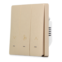Interrupteur intelligent pour ventilateur de plafond X807A Tuya WiFi 5 vitesses, compatible avec Smart Life, pour salon, chambre à coucher, avec minuterie