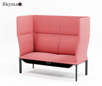Schall dichtes Büro Telefon Booths luxury Modulare Sofa Couch Nordic Modern Armchair Stoff Sofa Stuhl Lounge Chair Ratschen scharnier