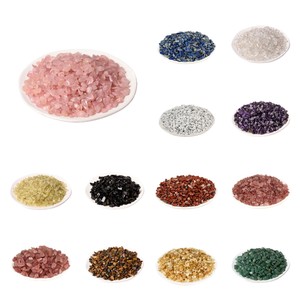 100g al por mayor a granel de cuarzo rosa y amatista, cristales naturales curativos, grava de piedras preciosas, virutas de cristal - Product Image 2